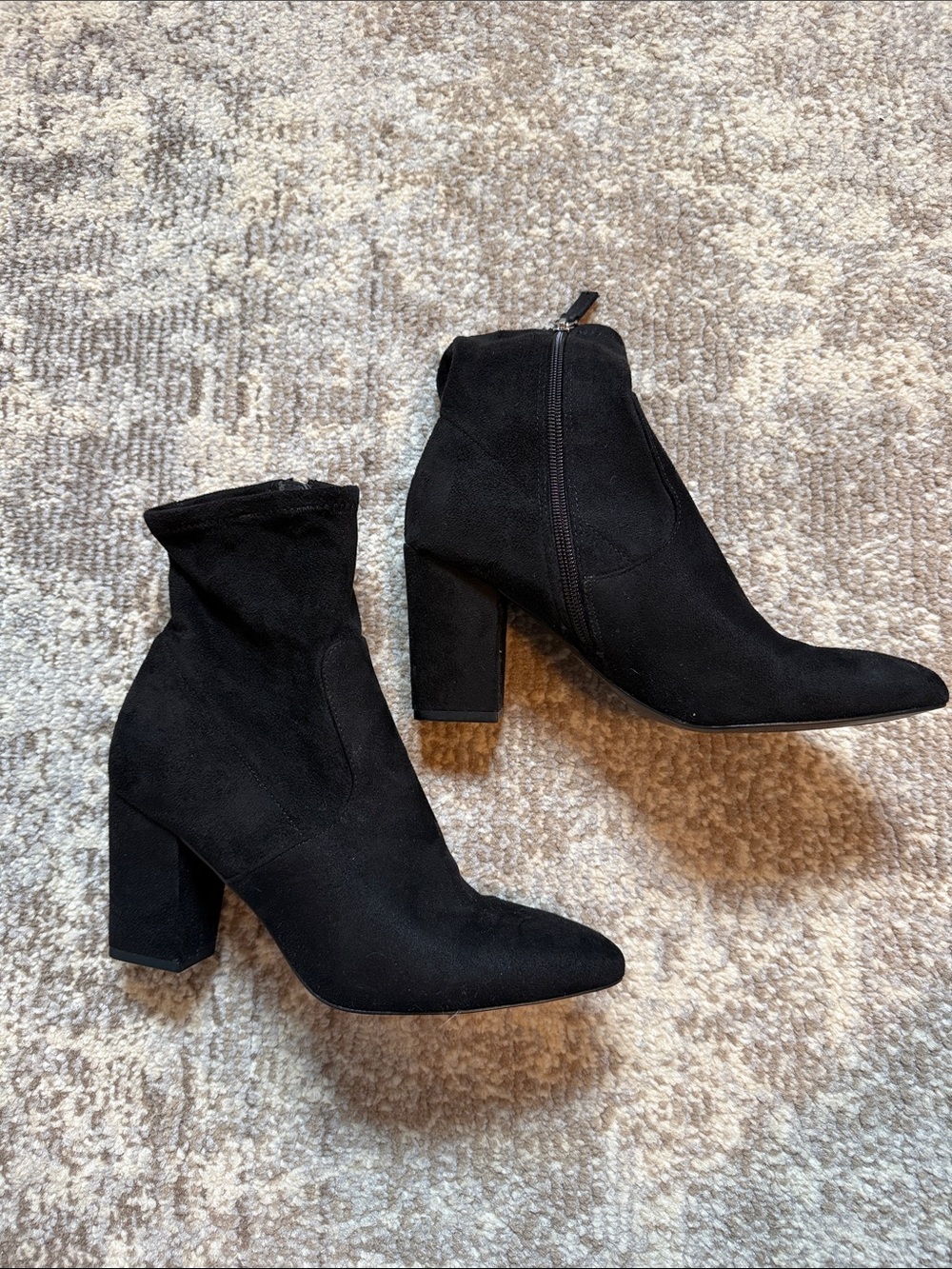 Steve Madden Black Suede Boot